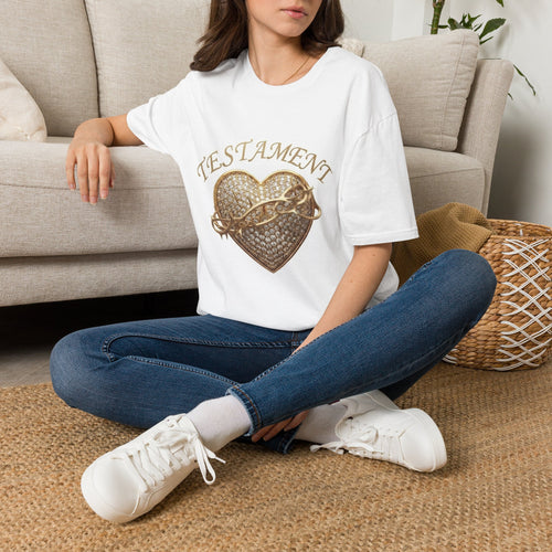 TESTAMENT // KING LOVE - 24K Diamond Sacred Heart Tee
