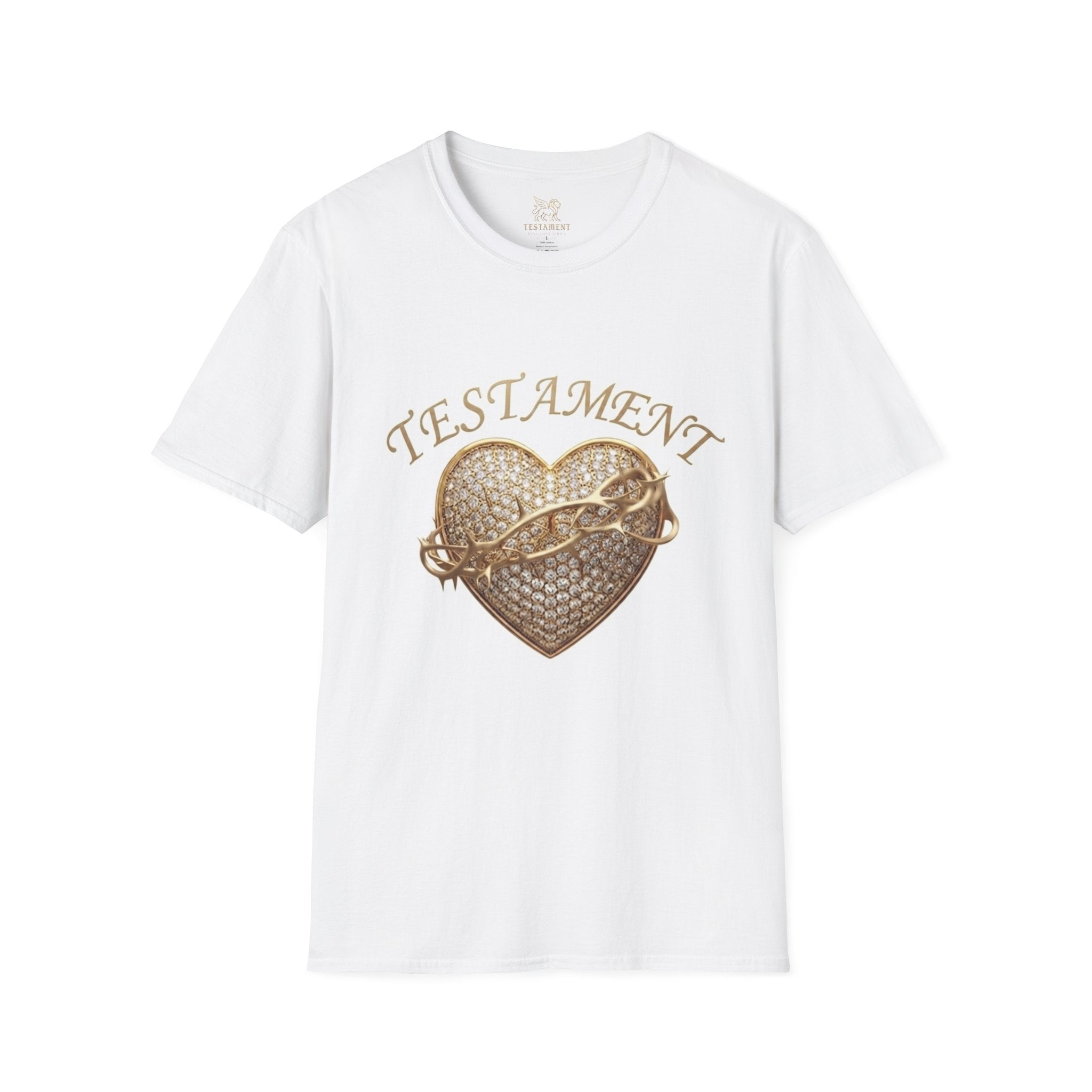TESTAMENT // KING LOVE - 24K Diamond Sacred Heart Tee